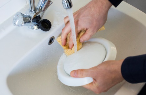 Schoonmaken van een ventilatieventiel