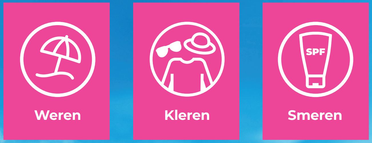 Weren, kleren, smeren: de beste bescherming tegen de zon.