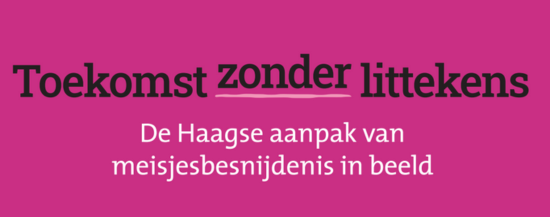Het logo van fotocampagne Toekomst zonder littekens